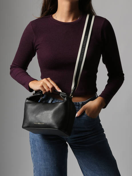 Cross Body Tas Th Logotape Tommy hilfiger Zwart th logotape AW17451 ander zicht 1